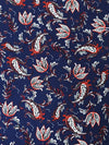 Navy Bordered Paisley Viscose