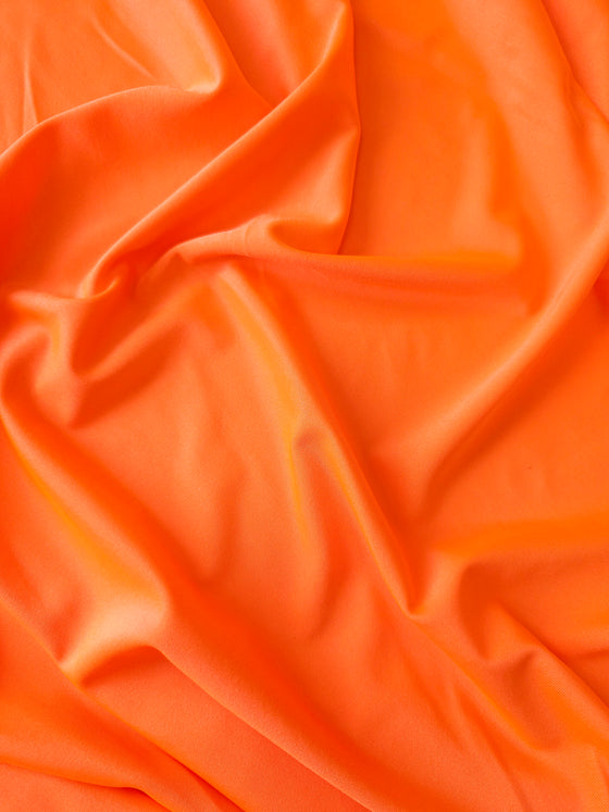 Neon Orange Swimwear 4-Way Stretch