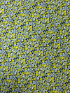 Yellow Floral Party Viscose Jersey