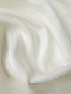 Ivory Embroidered Look Striped Poly