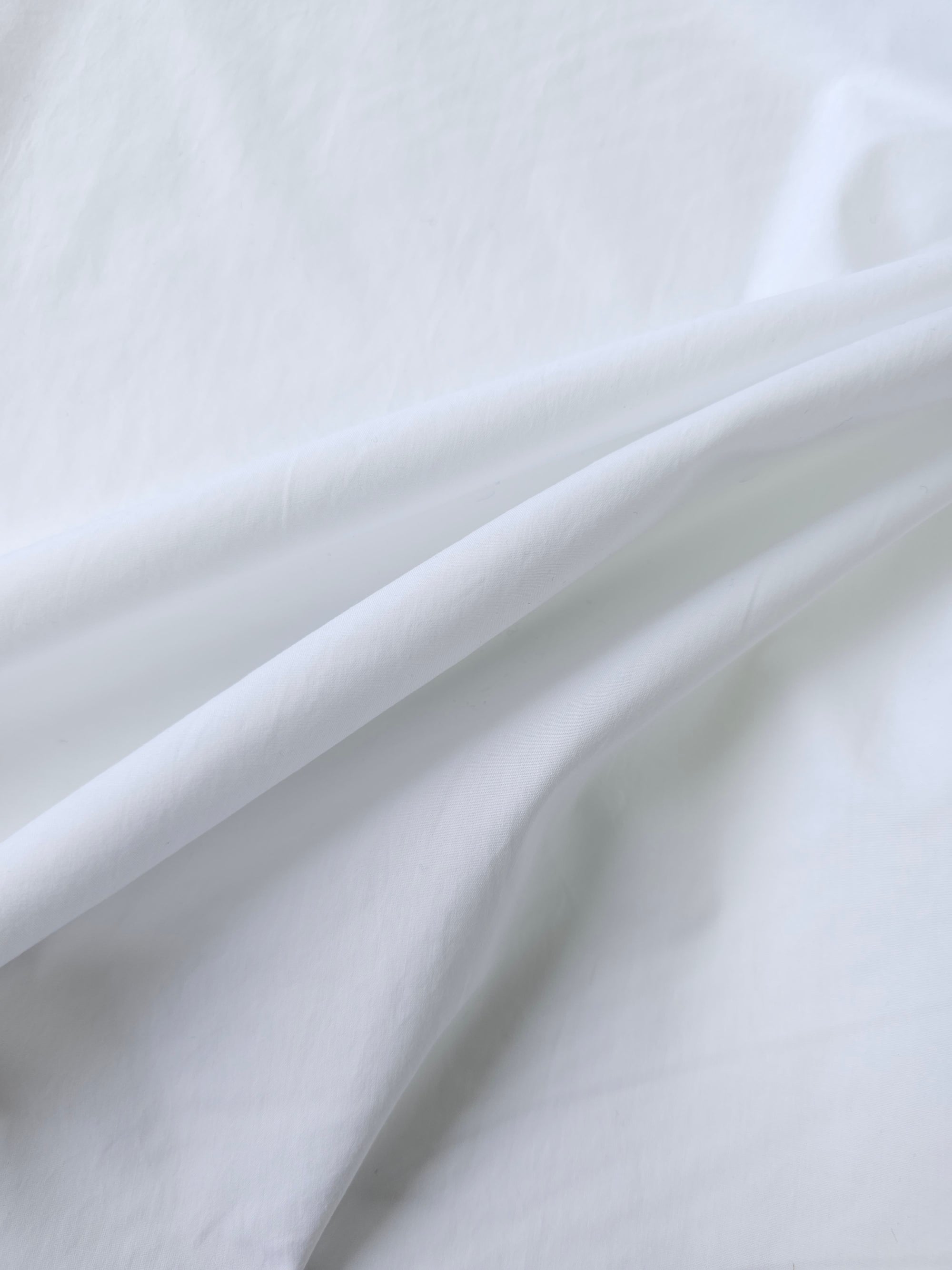 White Cotton Poplin