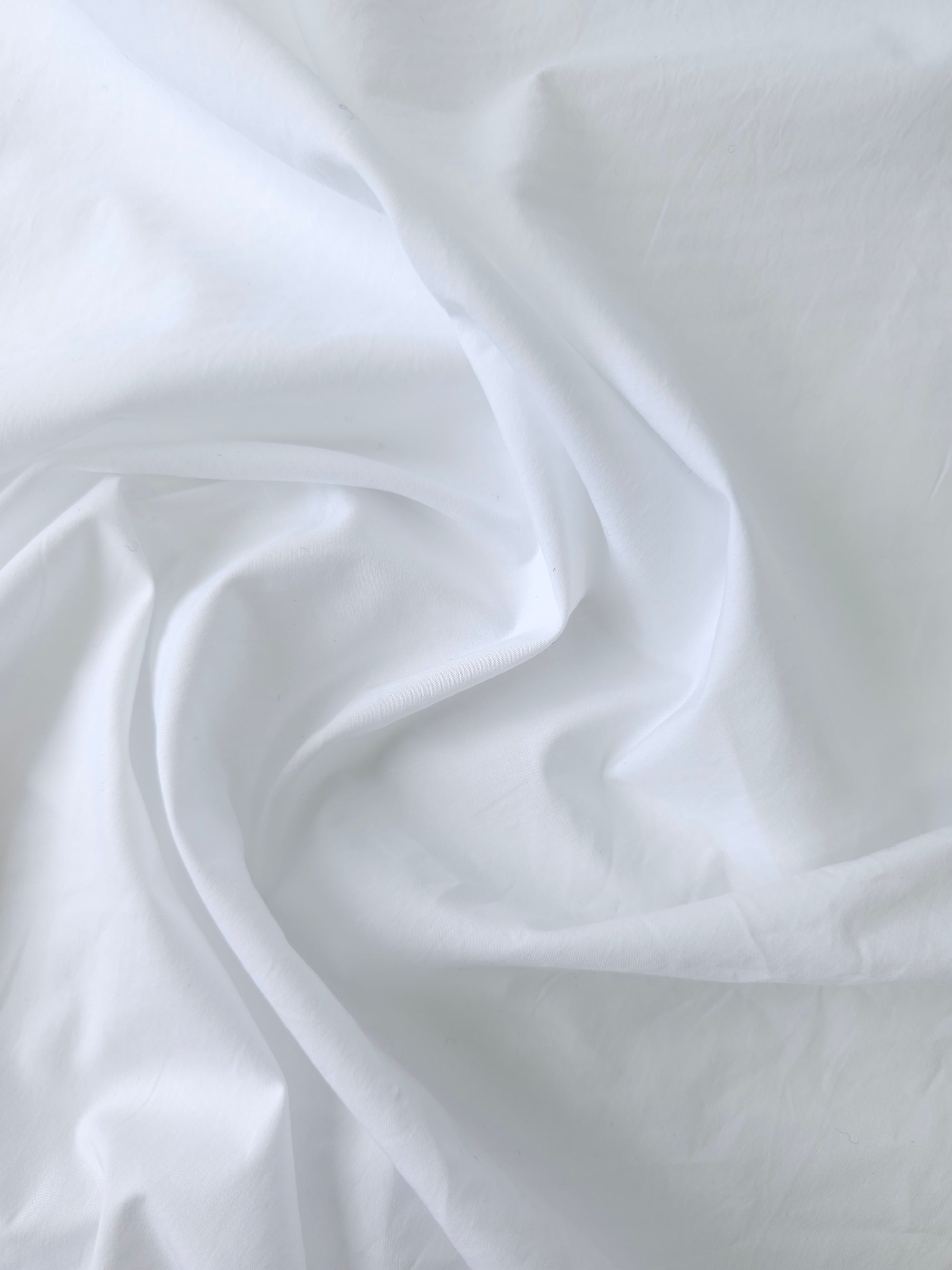 White Cotton Poplin