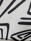 White/Black Abstract Triangle Viscose *DEFECTED* 3m piece