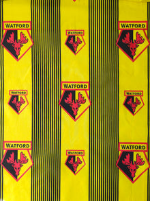  Watford FC 100% Cotton Football Club Fabric