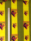 Watford FC 100% Cotton Football Club Fabric