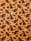 Orange Witches 100% Cotton