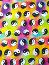 Multicolour Ying Yang 100% Cotton