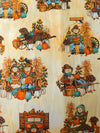 Scarecrow Pumpkin Farmer 100% Cotton