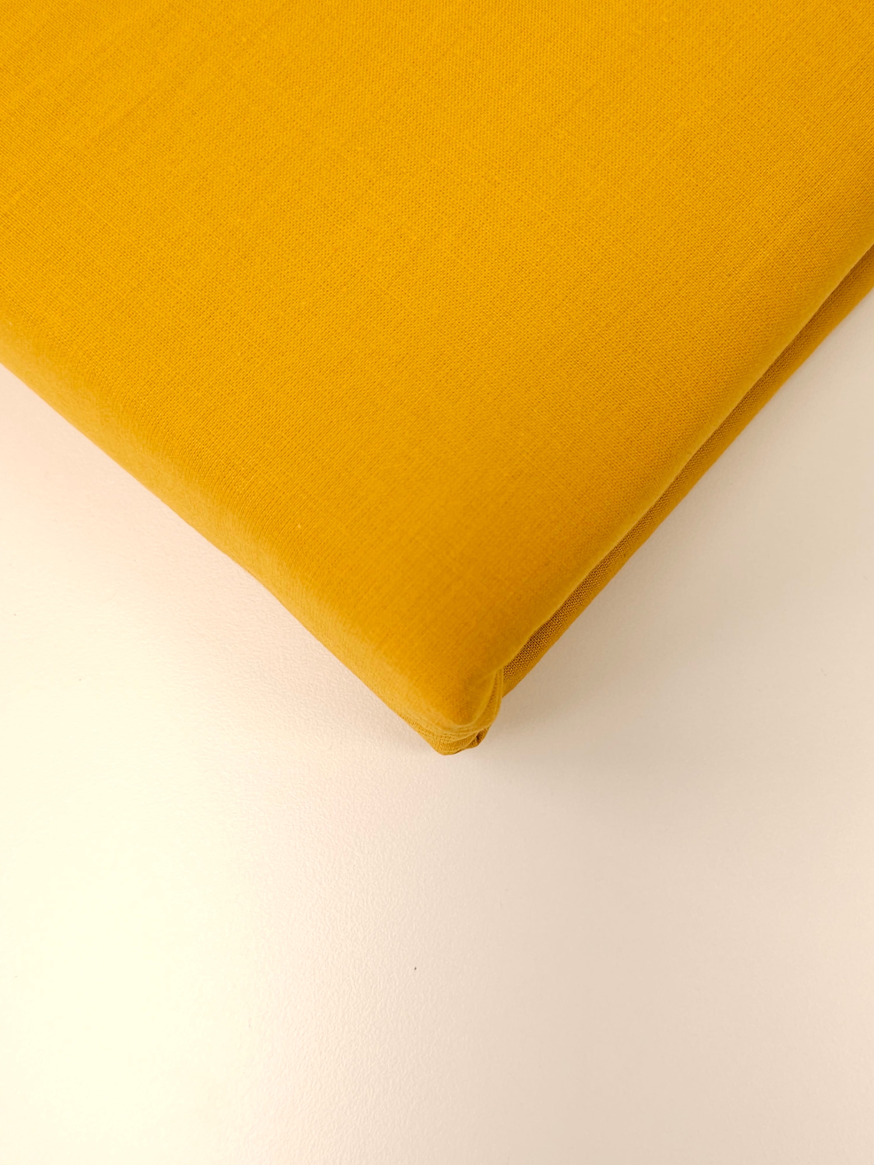 Marigold Yellow | Fitted Sheet | Percale Cotton