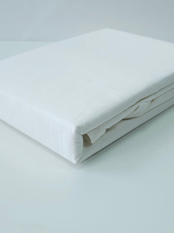 White | Fitted Sheet | Percale Cotton