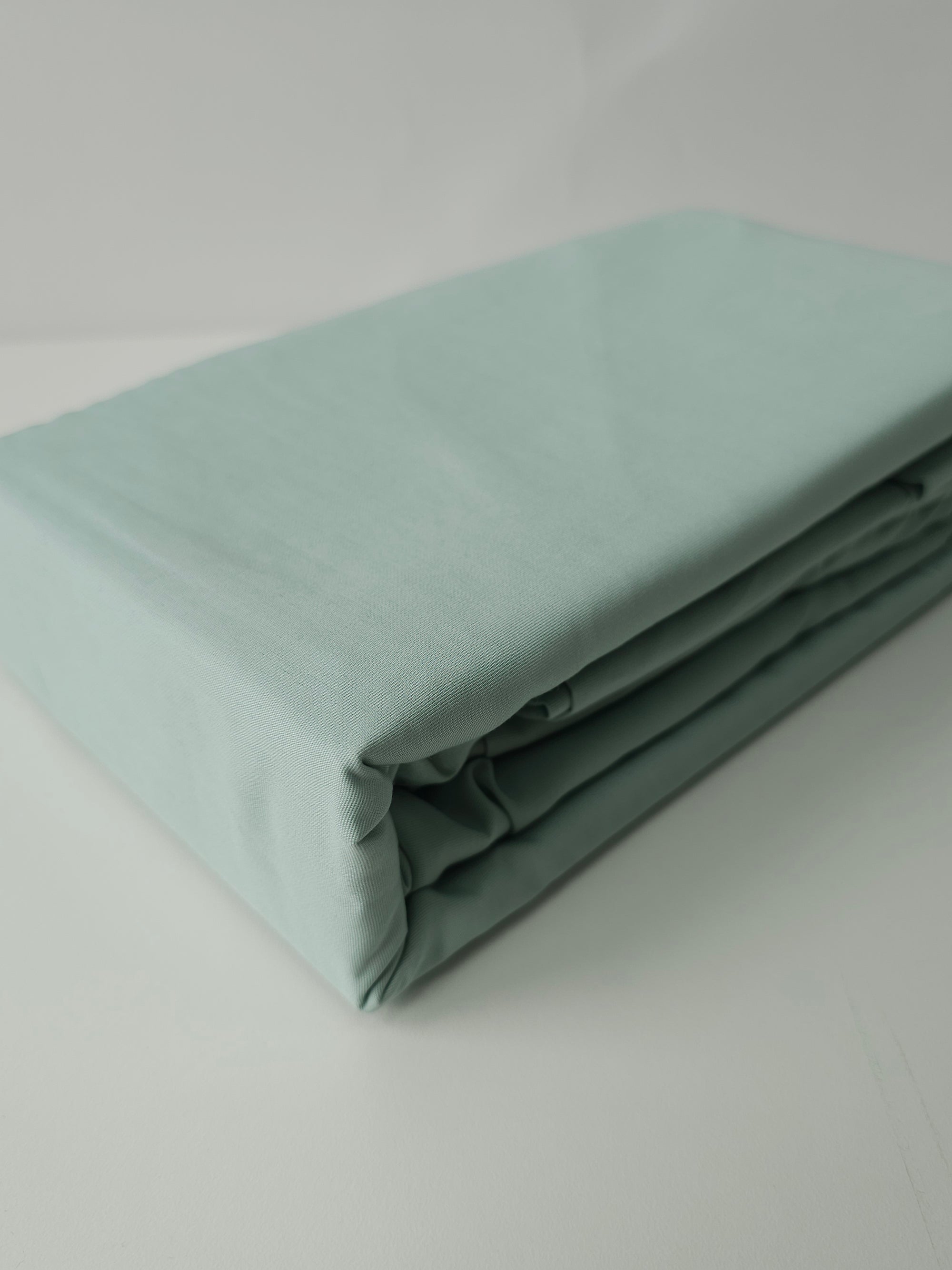 Duck Egg Blue | Fitted Sheet | Percale Cotton