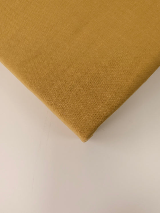 Dijon Mustard | Gold Fitted Sheet | Organic Cotton