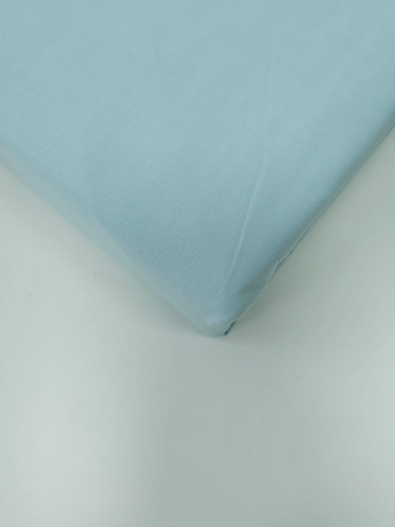 Light Blue | Fitted Sheet | Percale Cotton
