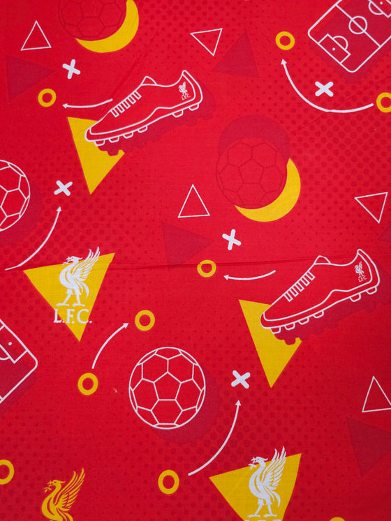 Liverpool FC 100% Cotton Football Fabric