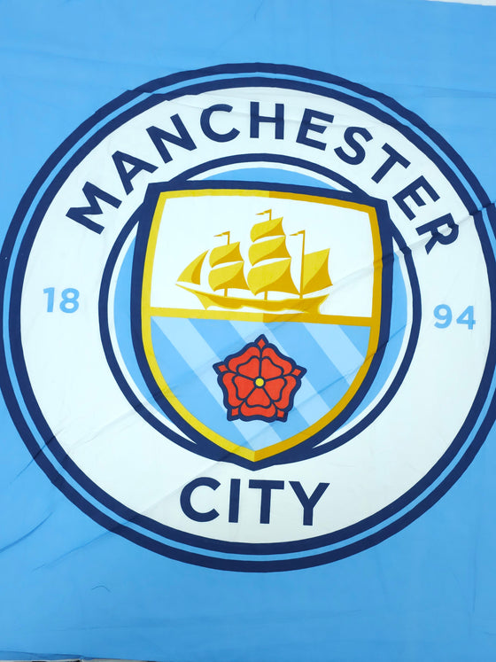 Manchester City Emblem 100% Cotton Football Fabric