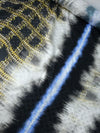 Blur Stripe Chain Silk Satin