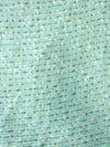 Mint Blue Lurex Boucl