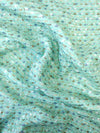 Mint Blue Lurex Boucl