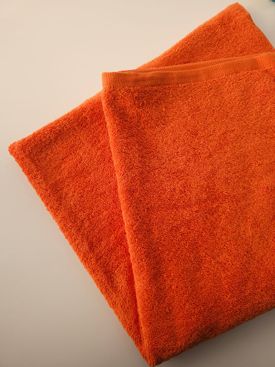 Orange 100% Cotton Towel