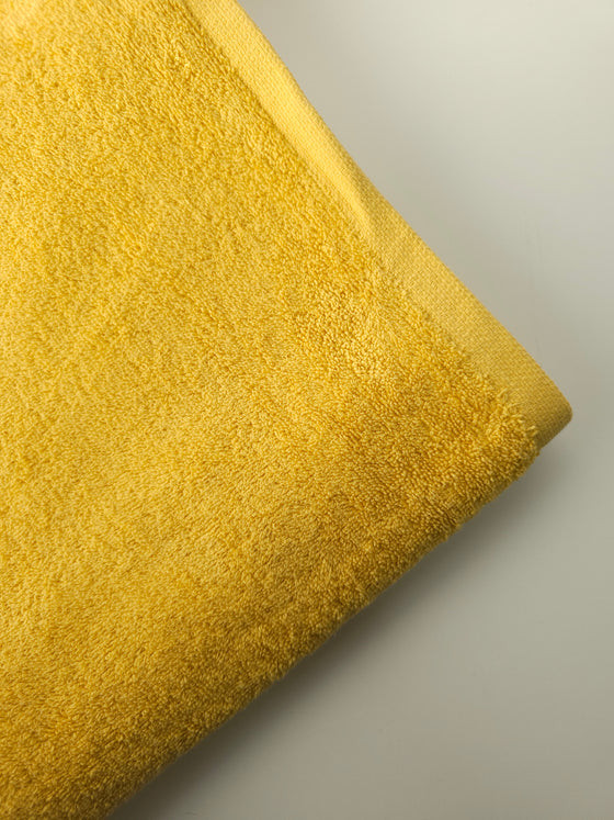 Yellow 100% Cotton Towel