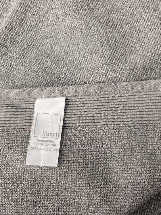 Grey Recycled Cotton Towel