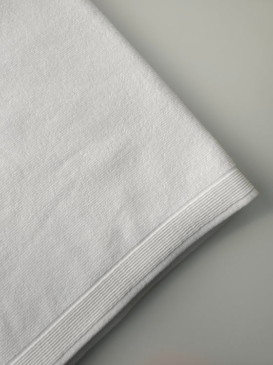 White Recycled Cotton Towel