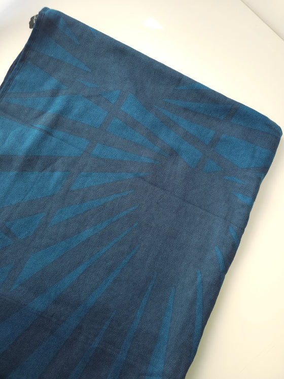 Navy Abstract Beach Towel