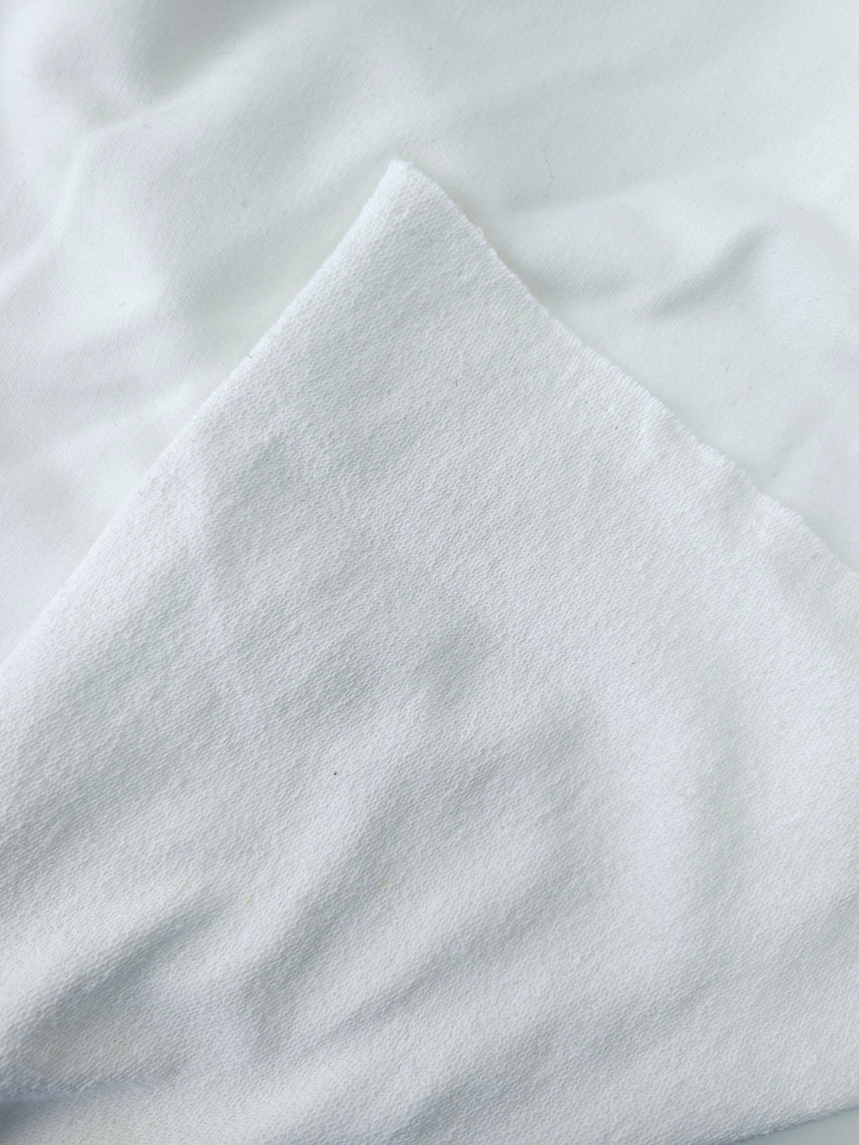 White Loopback Terry