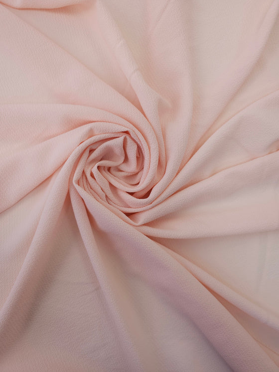 Peachy Pink Bubble Crepe