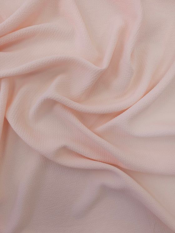 Peachy Pink Bubble Crepe