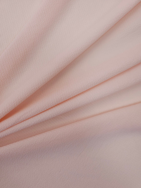 Peachy Pink Bubble Crepe