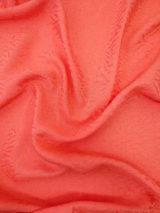 Coral Irregular Print Viscose