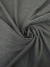 Dark Grey Marl Poly French Terry