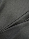 Dark Grey Marl Poly French Terry