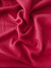 Burgundy Red Micro Fleece Terry