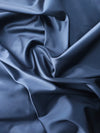 Navy Poly Satin
