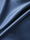 Navy Poly Satin