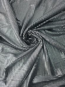  Silver Mini Square Sequin Jersey