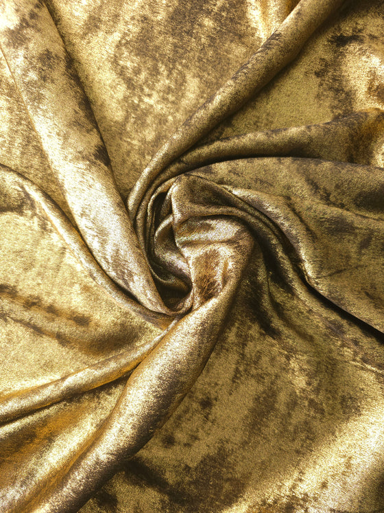 Gold/Black Lurex Look Poly