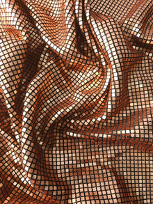  Rose Gold Mini Square Sequin Jersey