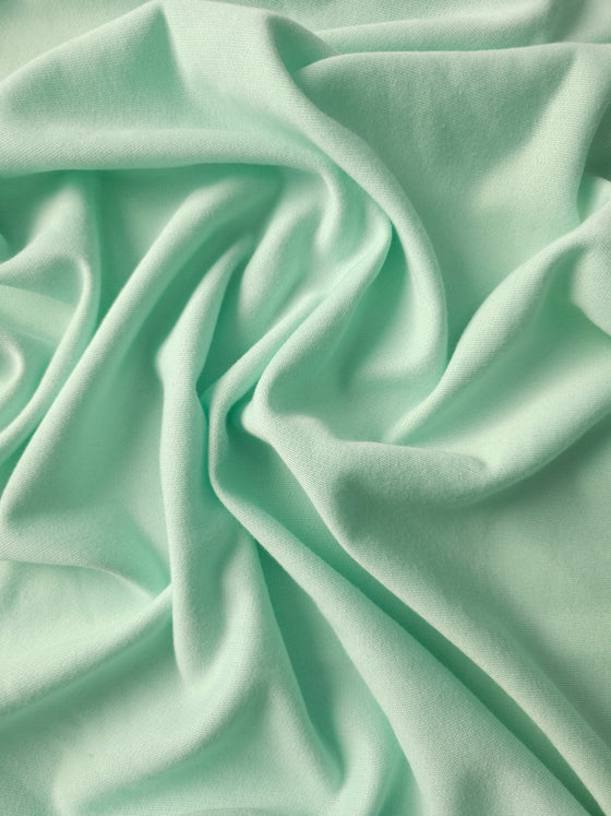 Mint Green Poly French Terry