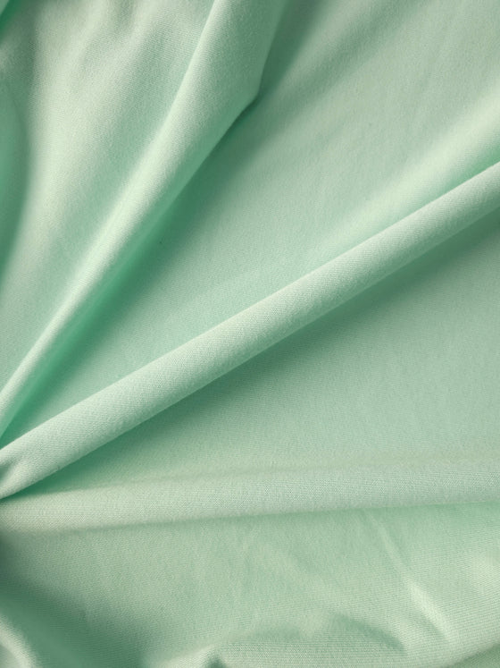 Mint Green Poly French Terry