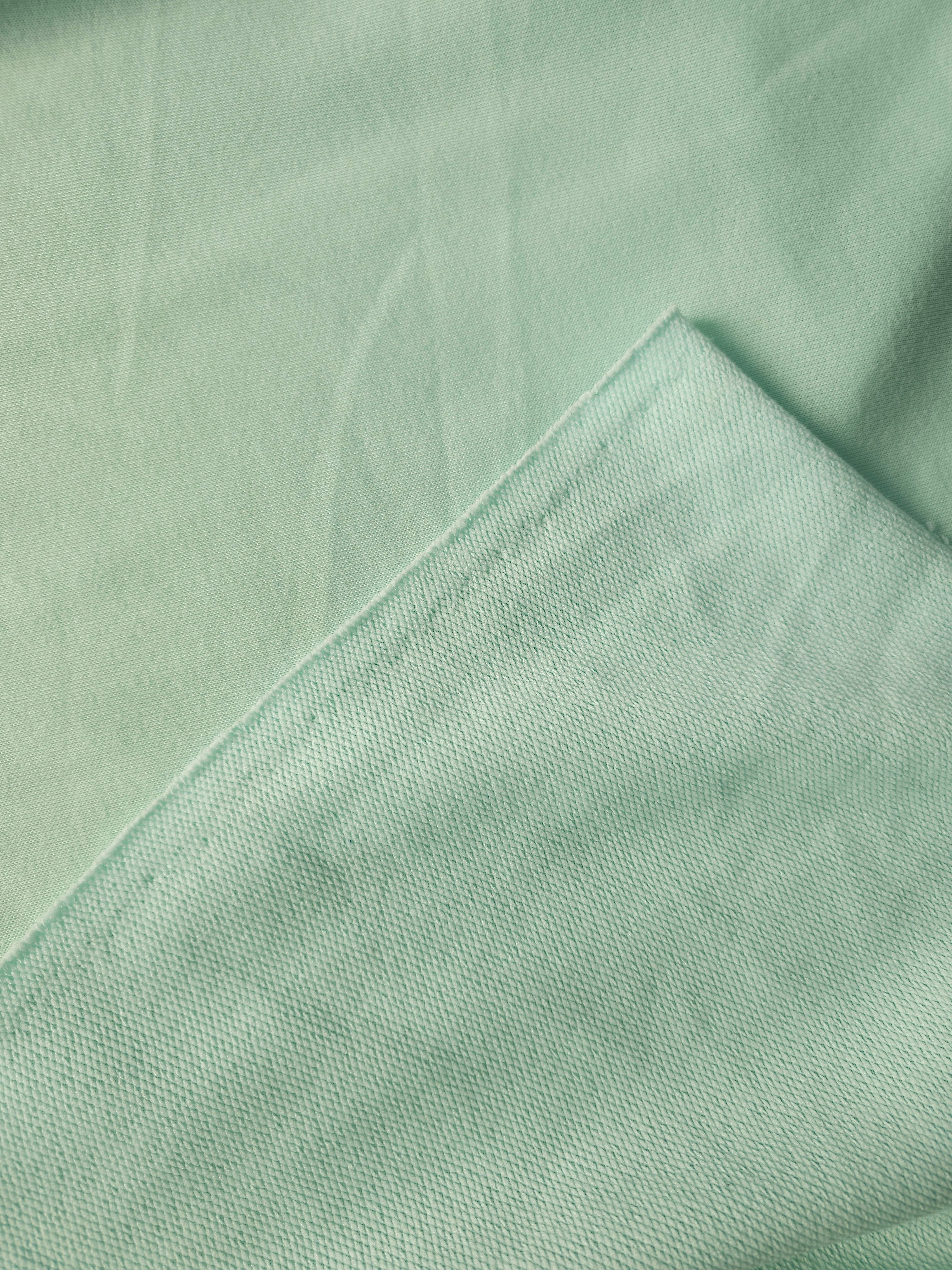 Mint Green Poly French Terry