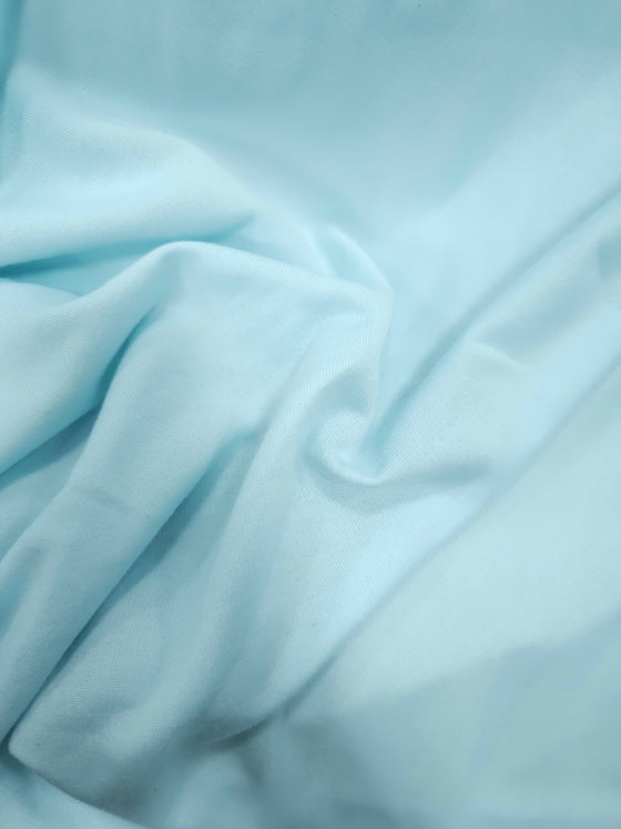 Light Blue Poly French Terry