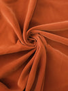 Rust Viscose Velvet