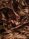 Brown Frosted Viscose Velvet