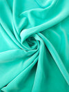 Aqua Blue Viscose Velvet