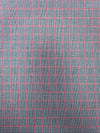 Grey/Red Dogtooth Check Wool Suiting