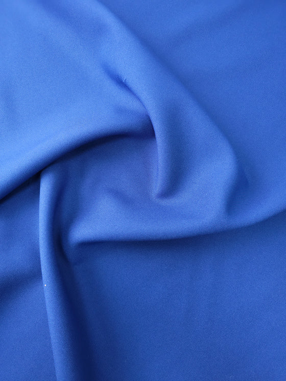 Cobalt Blue Lightweight PolyWool Suiting