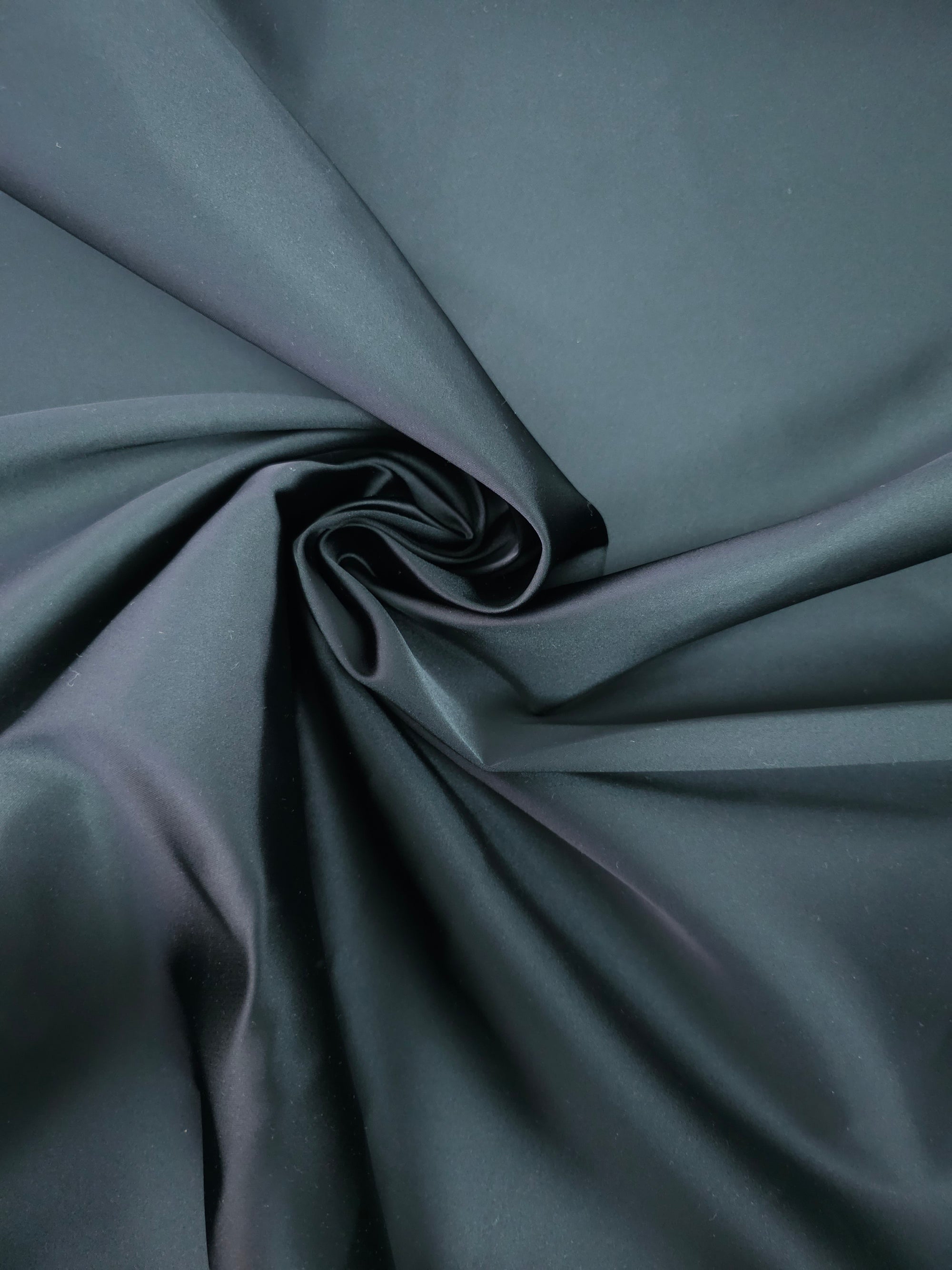 Black cotton Sateen